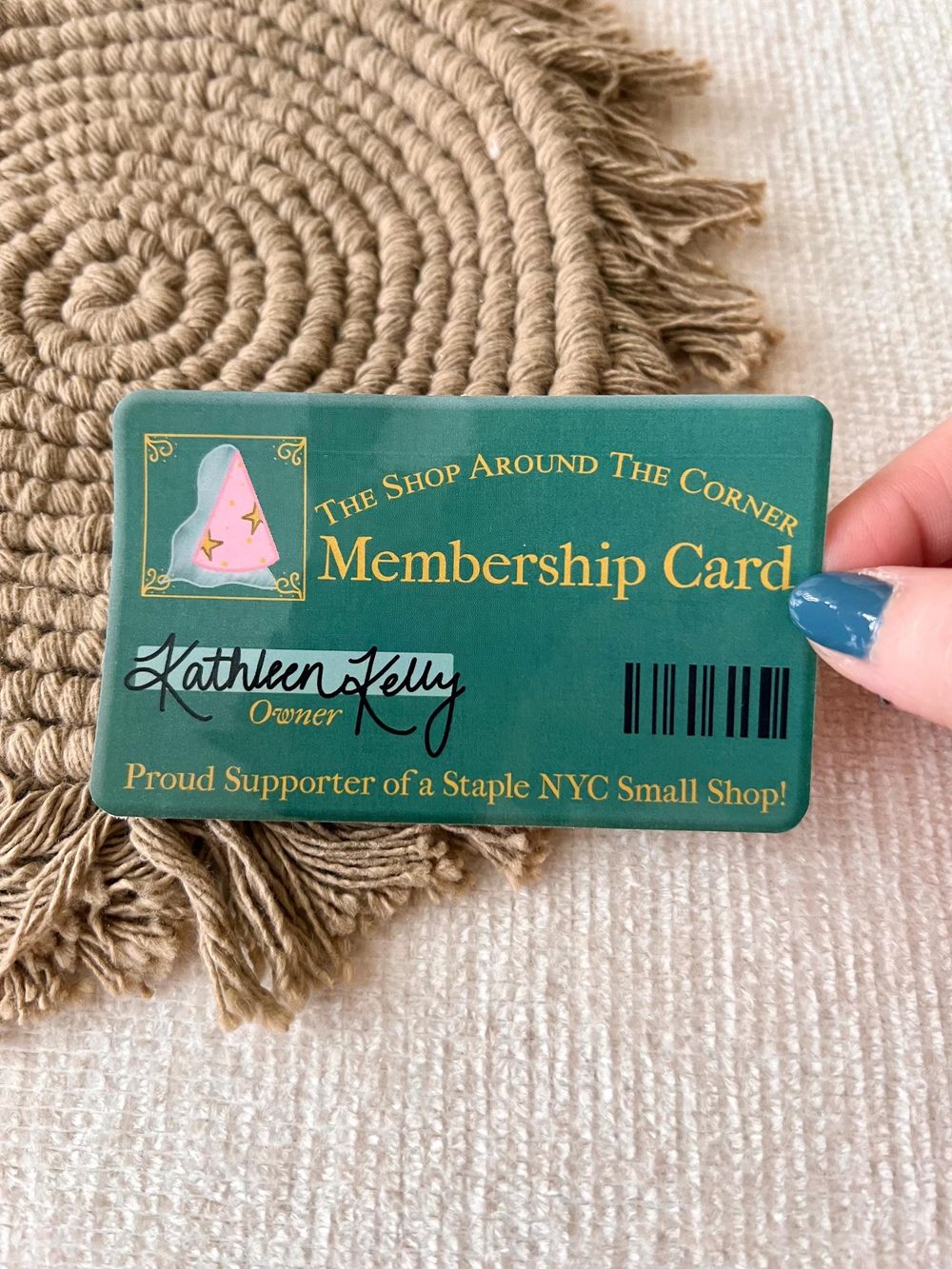 Corner Shop Bookstore Membership Card  Sticker | Water Bottl...